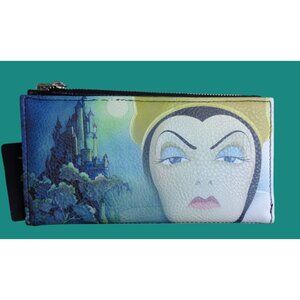 Buckle Down Disney Villains Storybook Evil Queen Snow White & 7 Dwarfs Wallet
